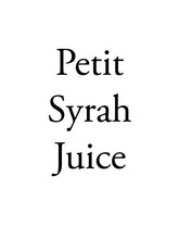 Petite Syrah Juice California